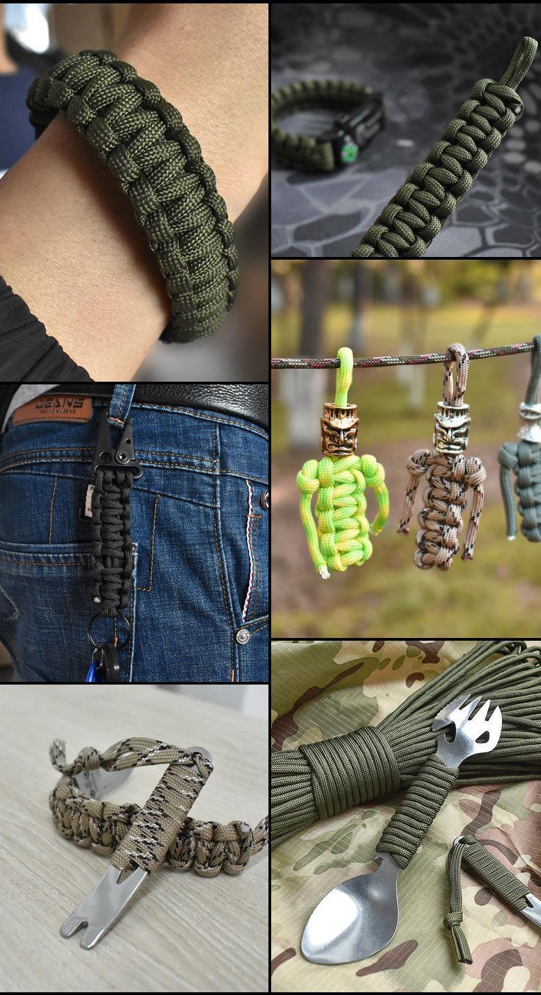550 Paracord 9 Cores 4mm (1 meter)