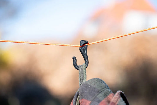 Small paracord rope hooks